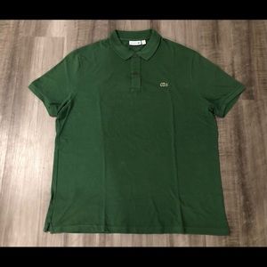 Lacoste Slim Fit Polo Green Casual Tennis Shirt